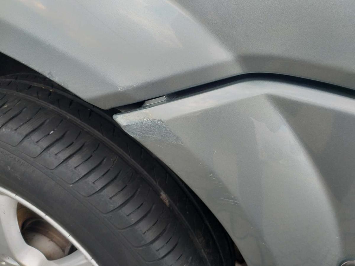 Hyundai Tucson original Sto&szlig;stange Stossf&auml;nger hinten Hellblaumetallic Bj.2005